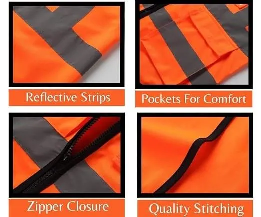 2 Pack HiVis High Visibility Safety Vest