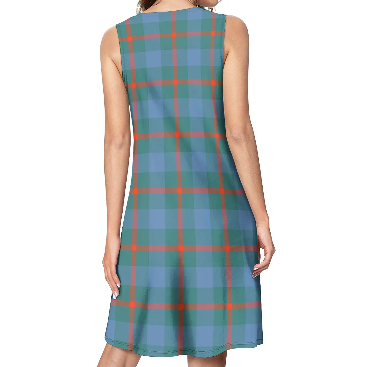 Agnew Ancient Tartan Womens Casual Dresses