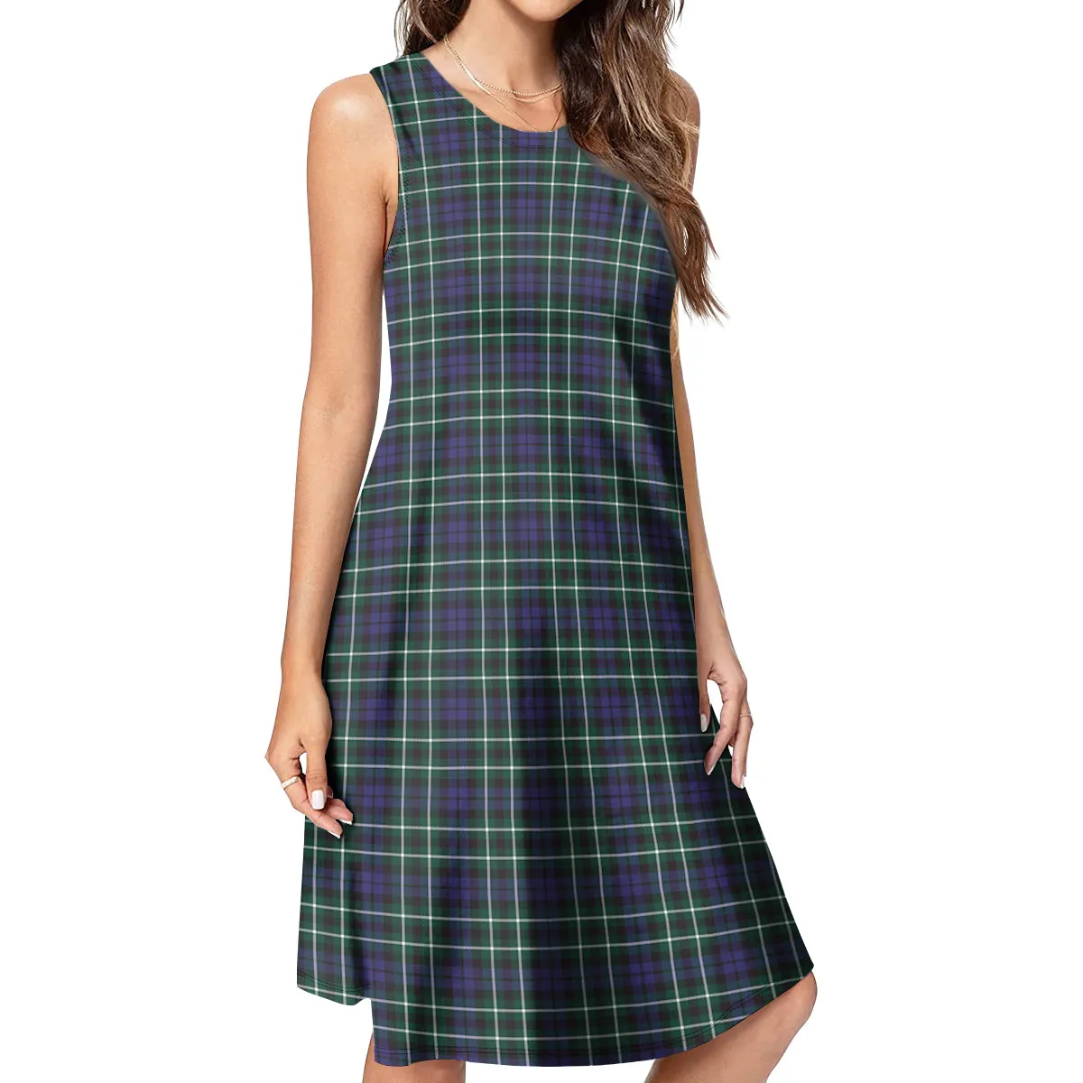 Allardice Tartan Womens Casual Dresses