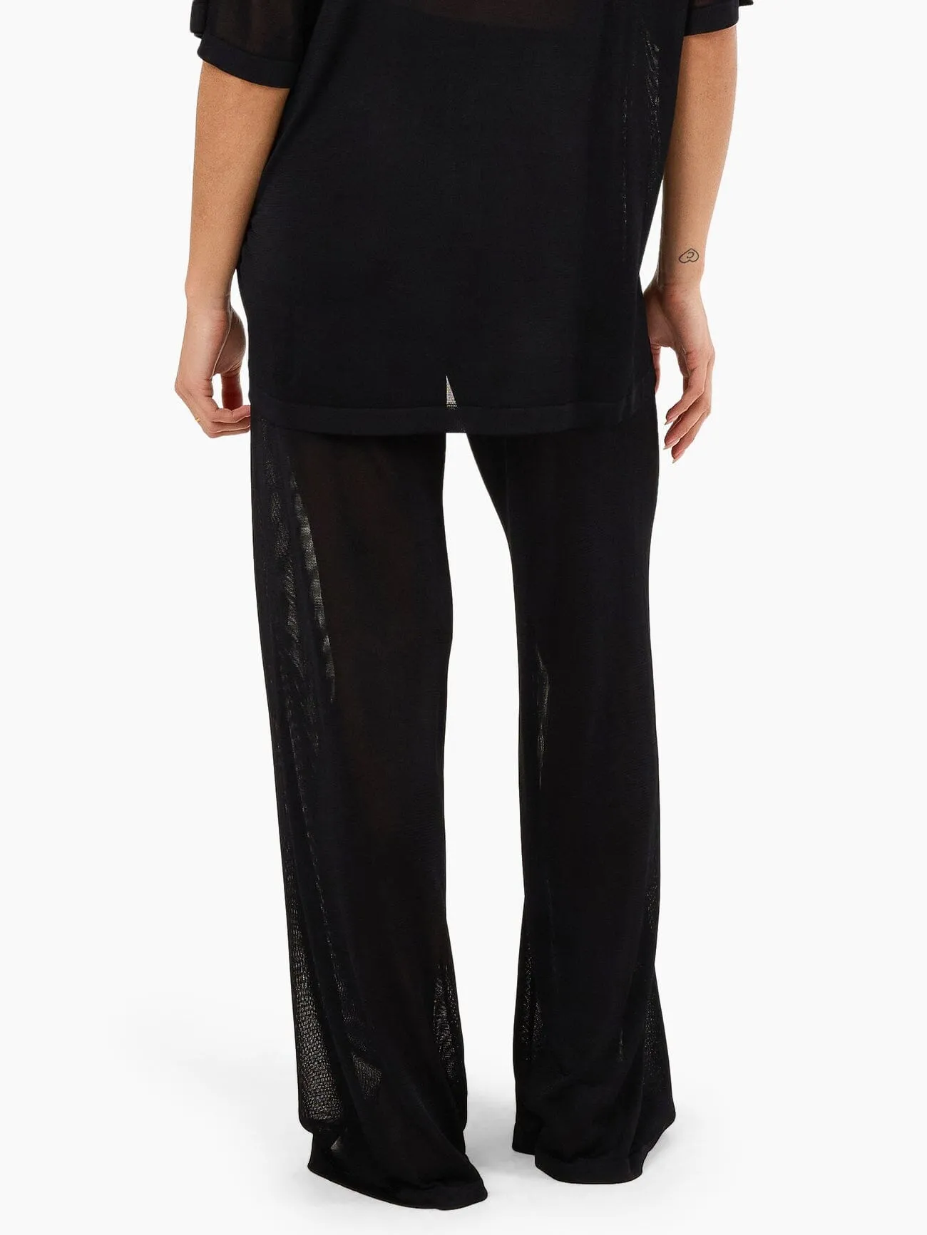 Anais Knit Pant - Black