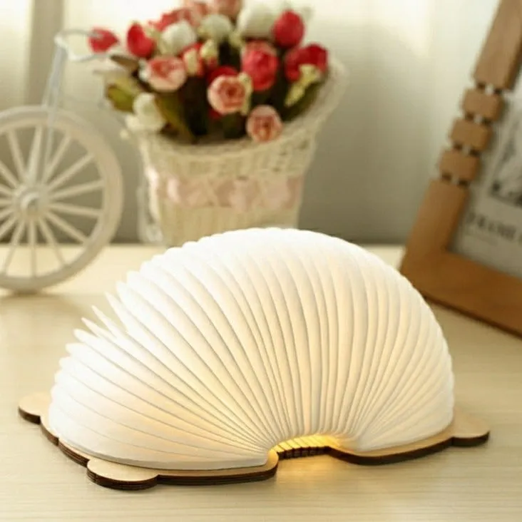 Animals Led Night Light Portable Foldable USB Book Lamp for Kid's Room