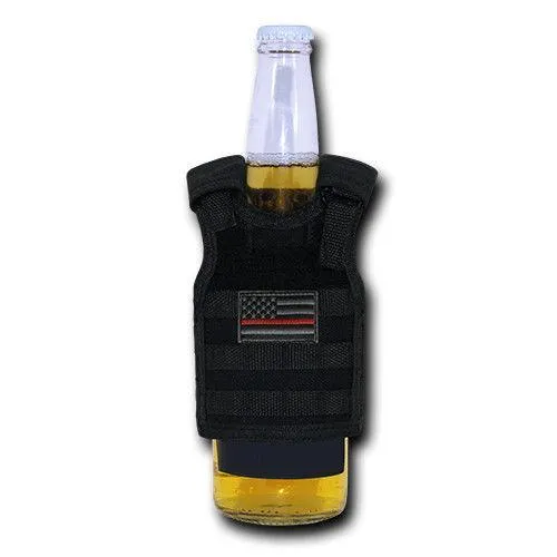 Beer Soda Water Can Bottle Cooler Carrier Insulator Tactical Vest Molle 16Oz