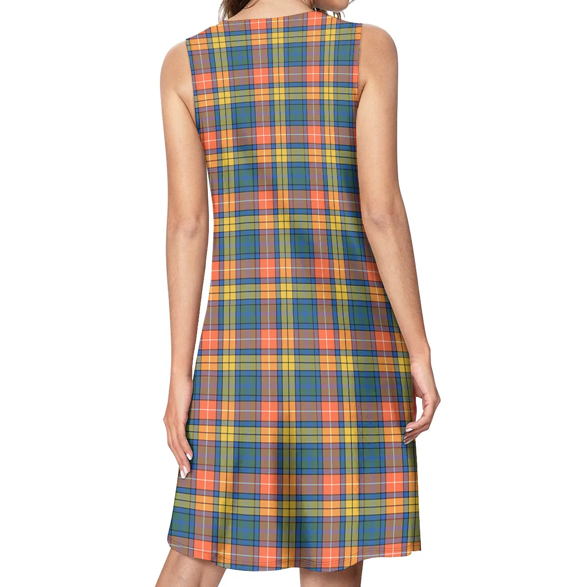 Buchanan Ancient Tartan Womens Casual Dresses