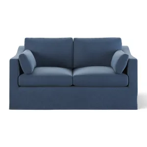 Clovelly Hamptons 2 Seat Sofa Navy