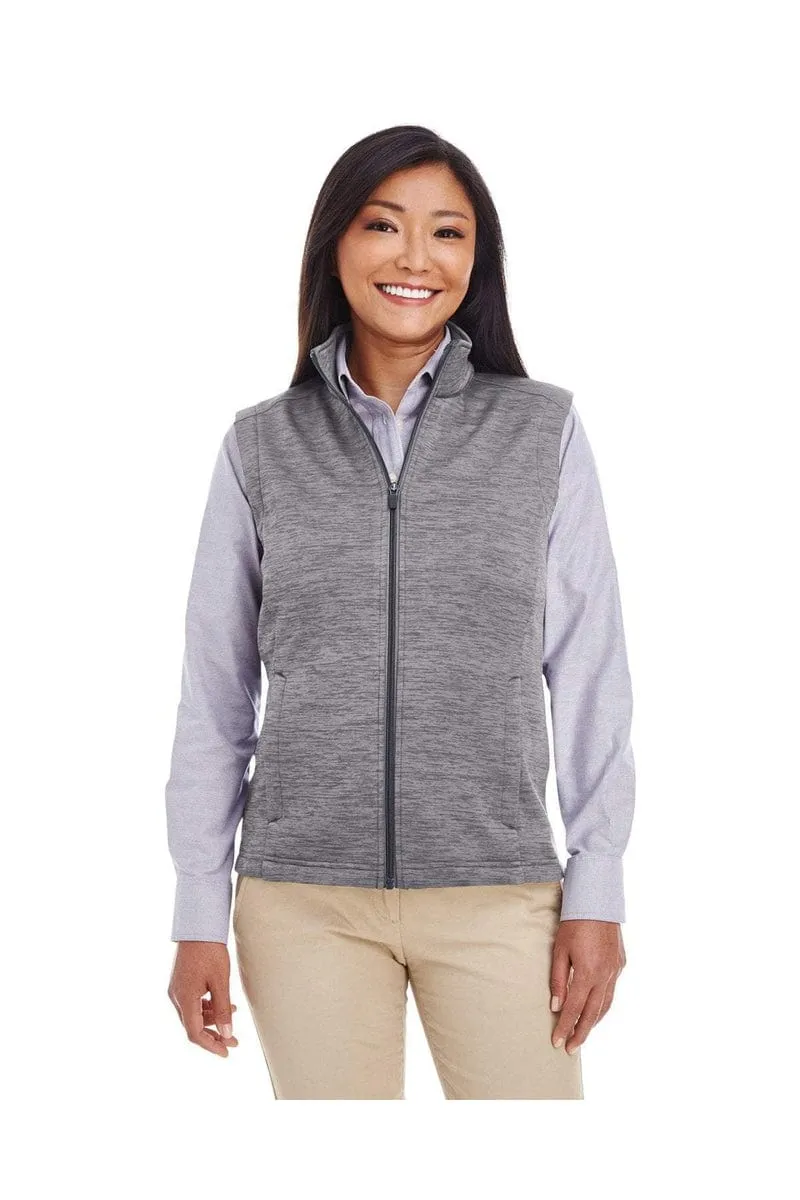 Devon & Jones DG797W: Ladies' Newbury Melange Fleece Vest