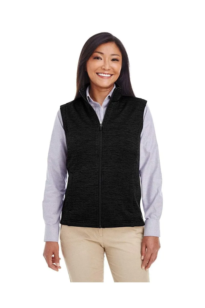 Devon & Jones DG797W: Ladies' Newbury Melange Fleece Vest