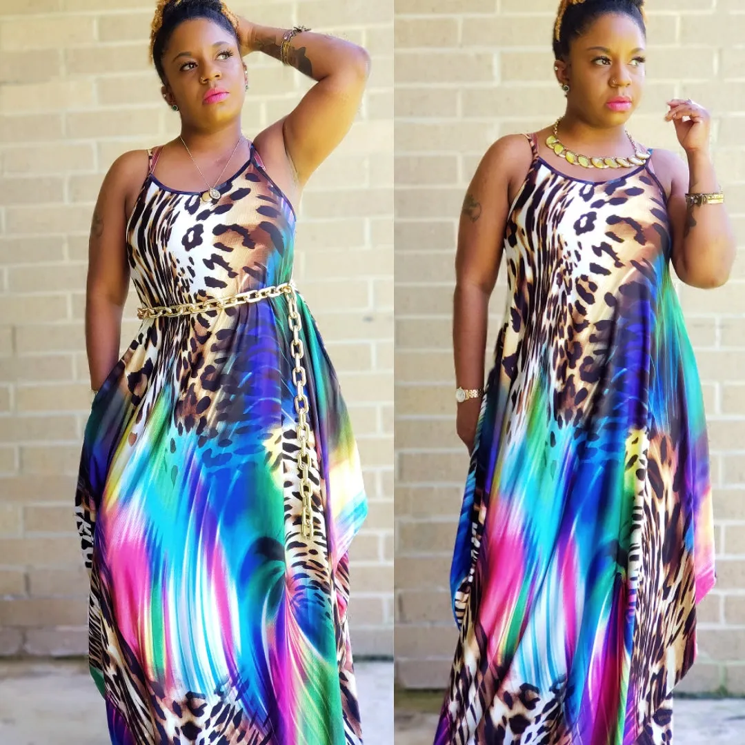 EMPRESS - Abstract Maxi Dress