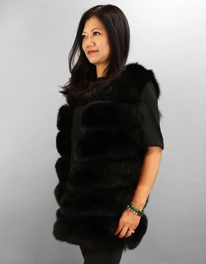 Fashion Fox Vest- Black