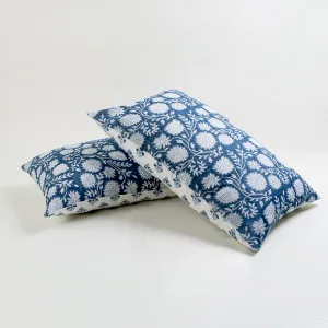 Hand Block Cotton Reversible Printed Pillow Cover