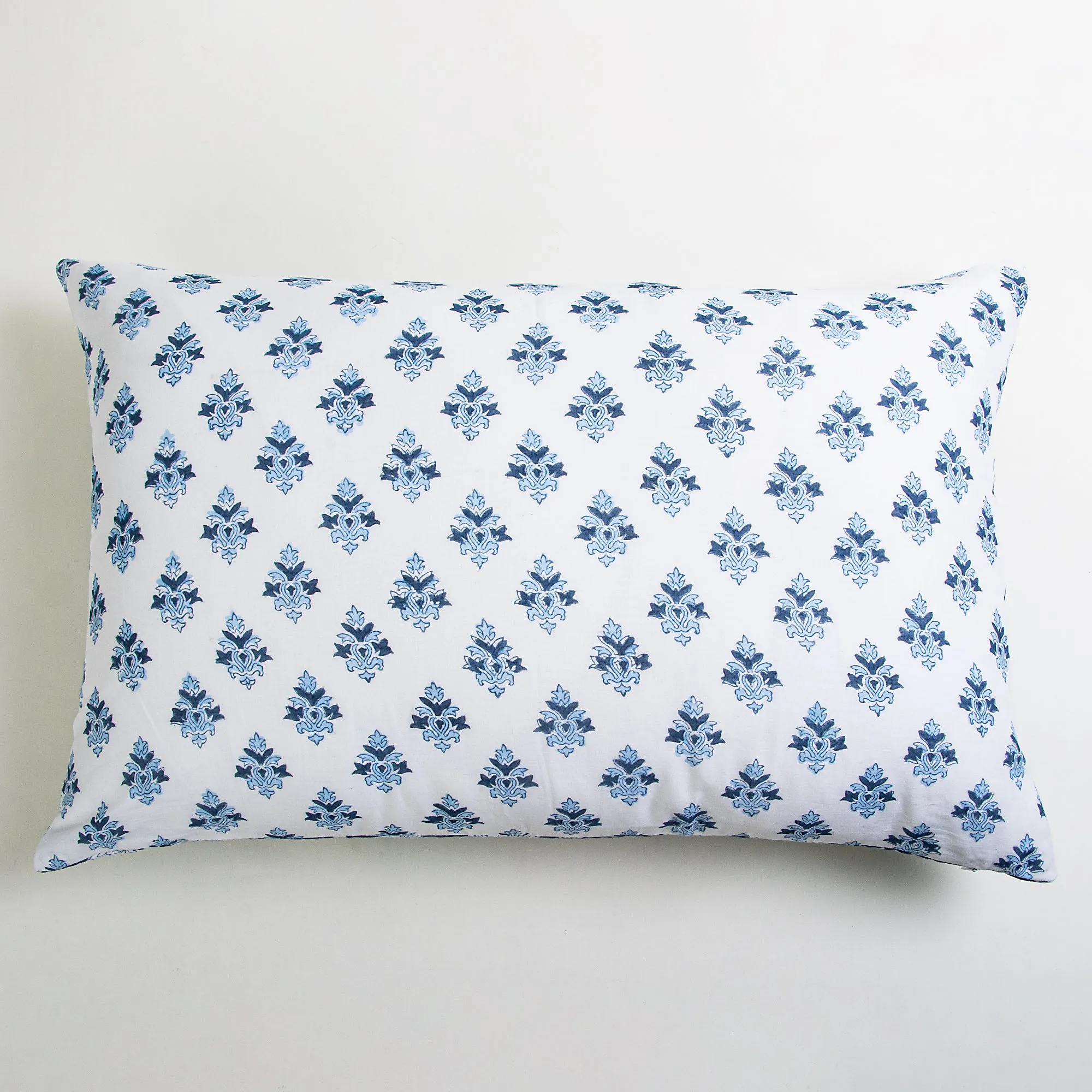 Hand Block Cotton Reversible Printed Pillow Cover