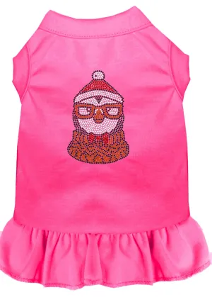 Hipster Penguin Rhinestone Dog Dress Bright Pink Xxxl (20)