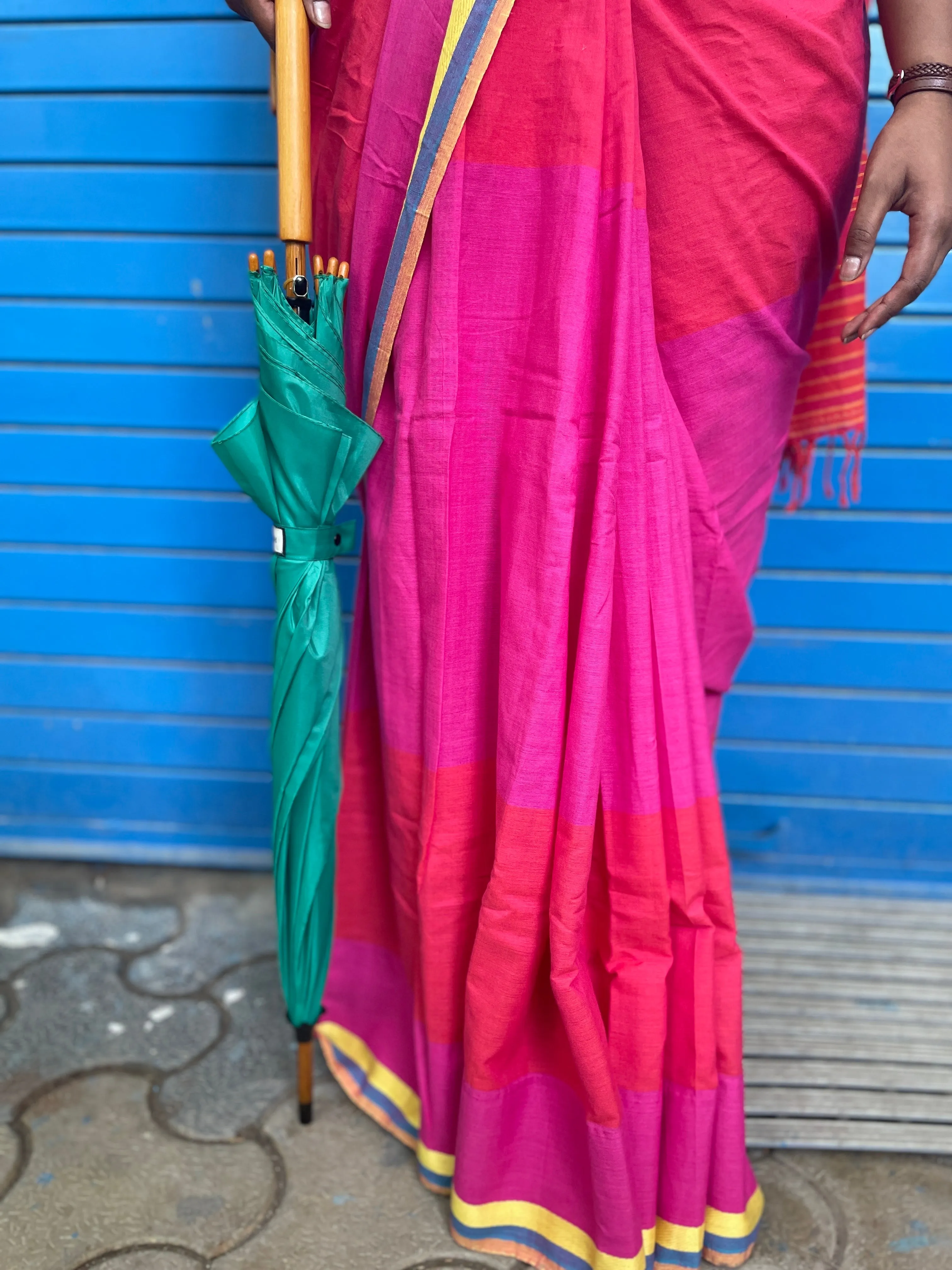 Jalebi Cotton Handloom Saree