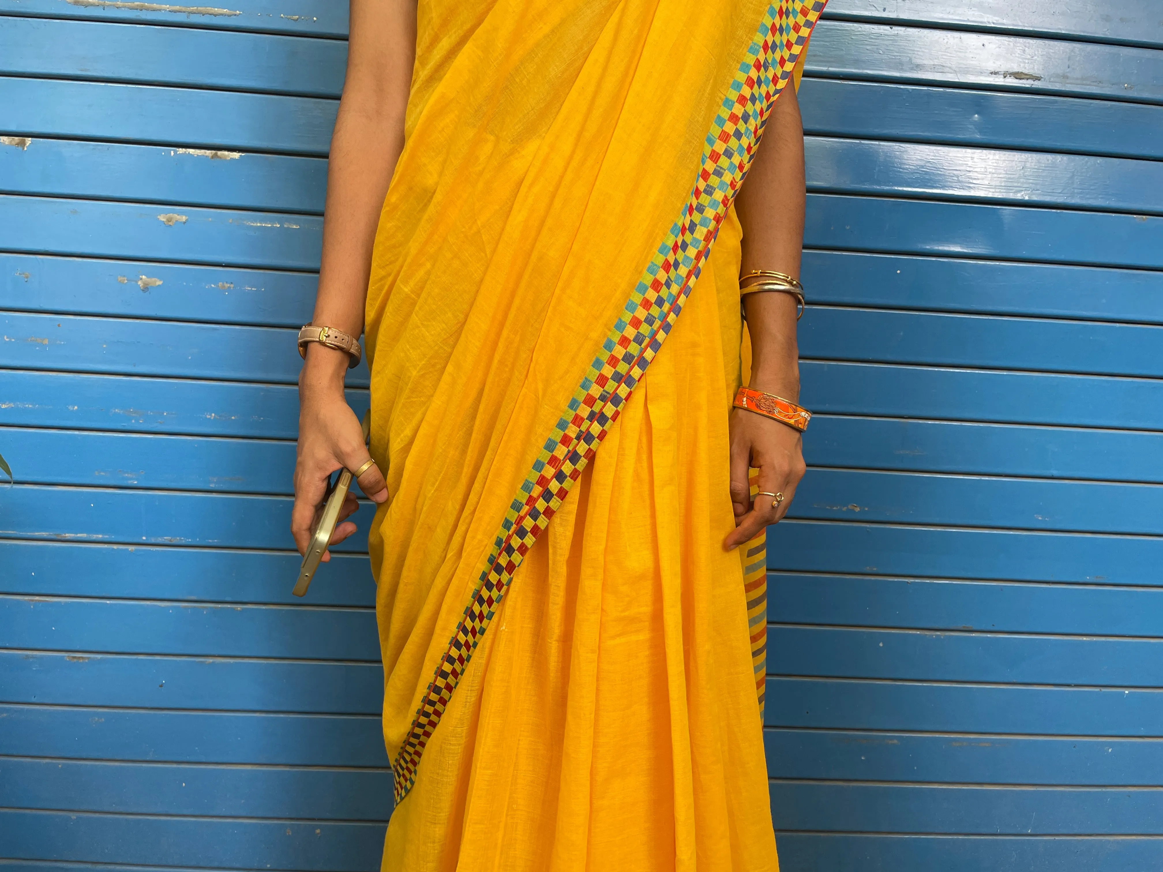 Jalebi Cotton Handloom Saree