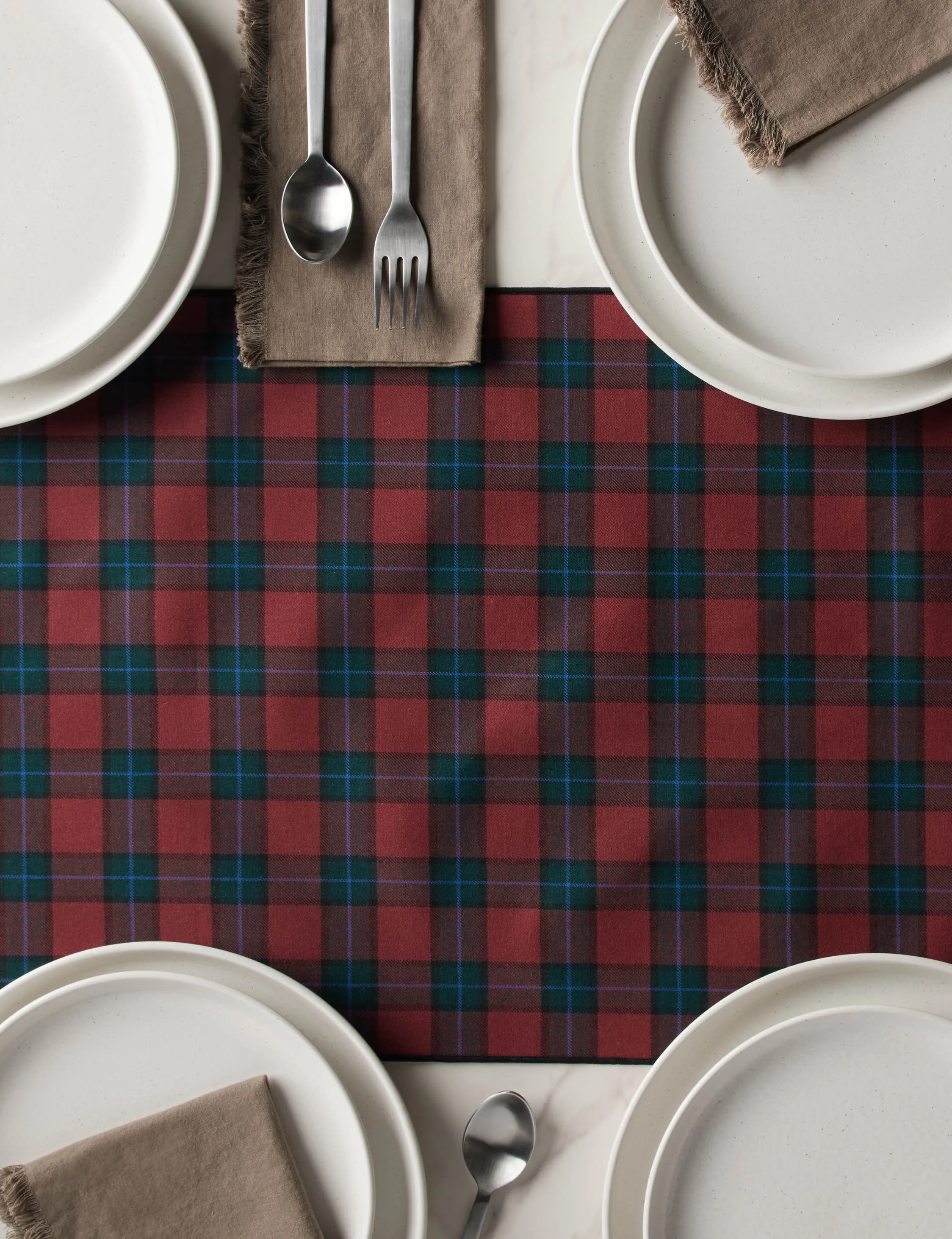 Jubilee Plaid Centerpiece Runner by Atelier Saucier