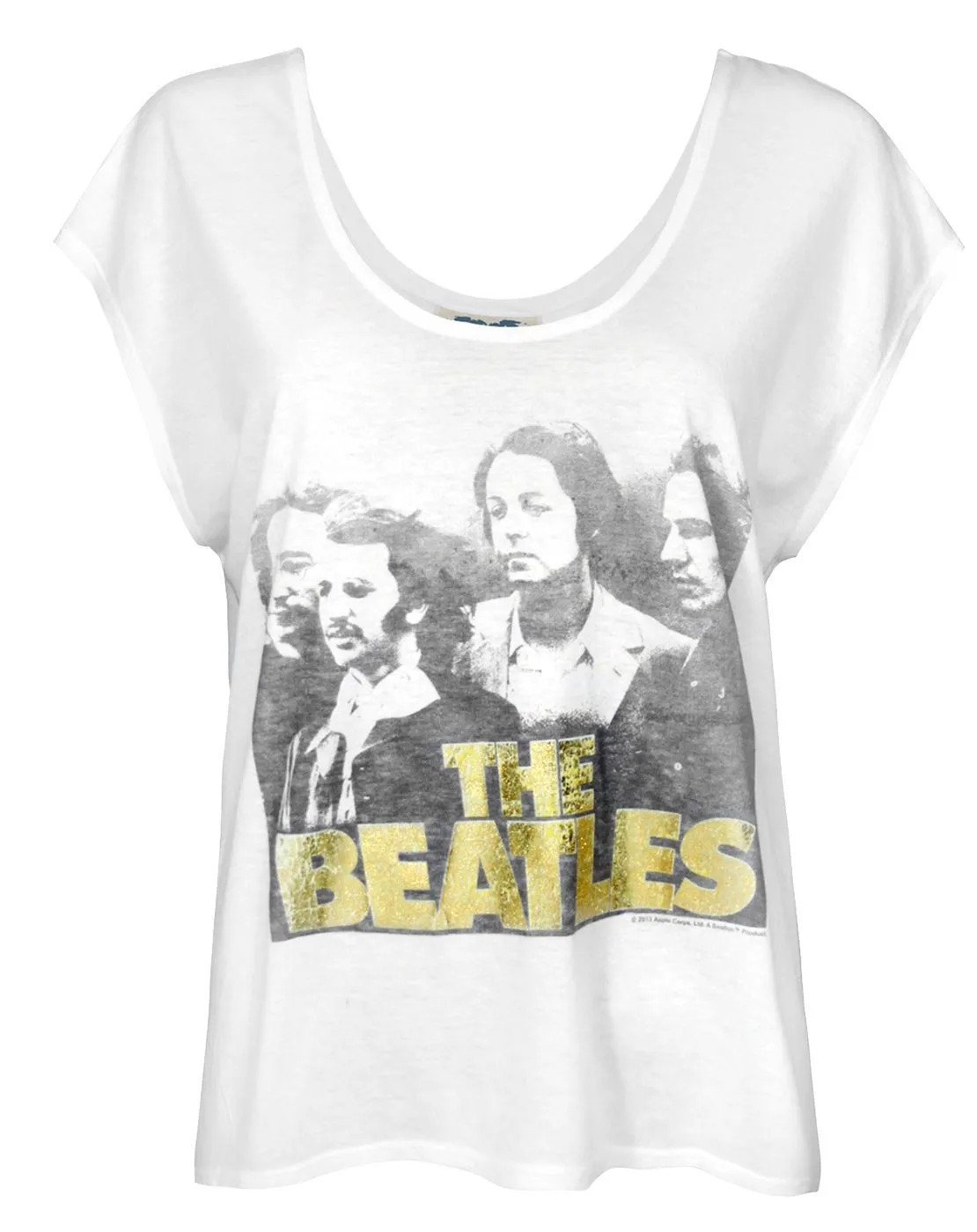 Junk Food The Beatles Foil Women's Vest