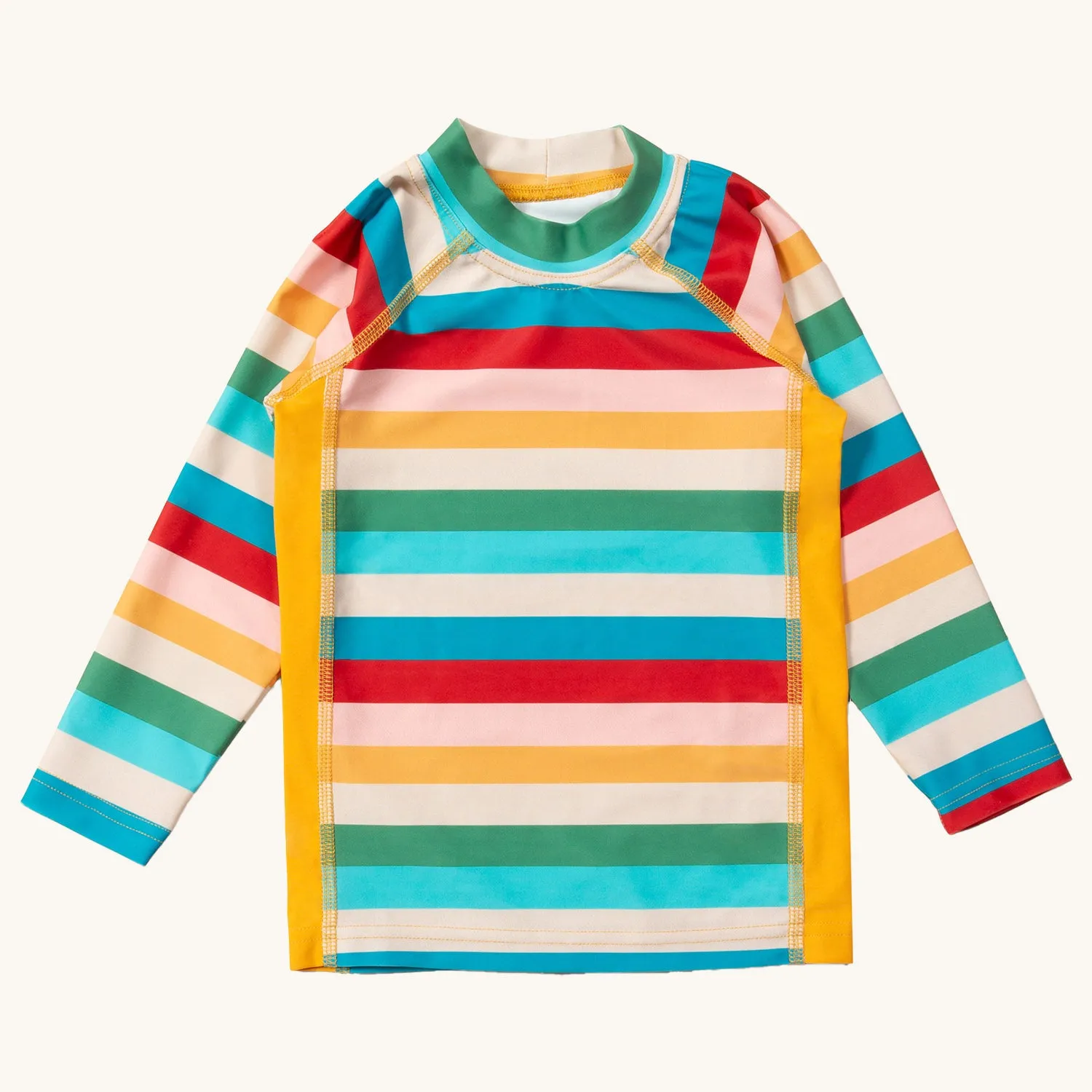 LGR Rainbow Stripe UPF 50  Sunsafe Long Sleeve Rash Vest