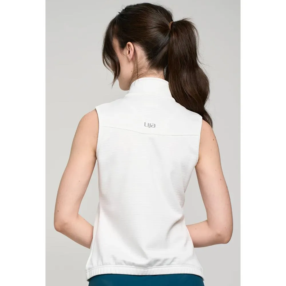 Lija Women's Time To Shine Wind Vest - White