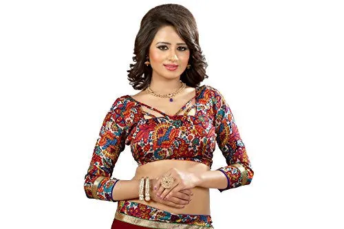 Livie Women's Georgette Sarees Party Wear/Fancy Georgette Sarees/Printed Georgette Sarees - Wine Red