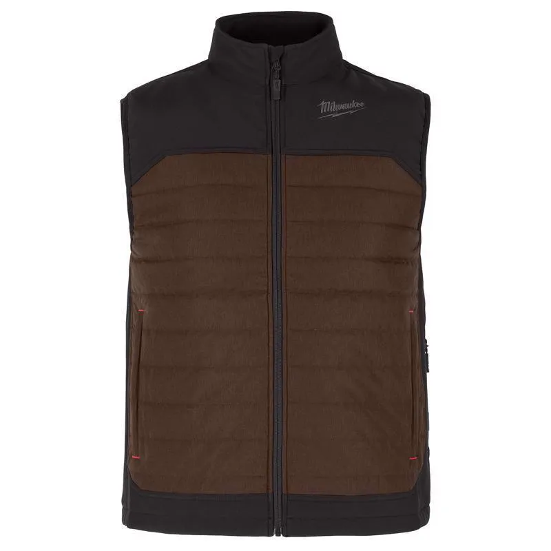 Milwaukee Tool XXL Unisex Heated Vest Kit Brown