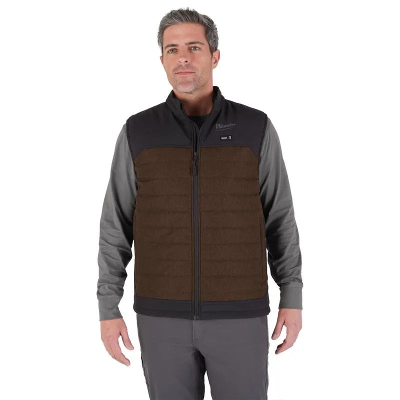 Milwaukee Tool XXL Unisex Heated Vest Kit Brown