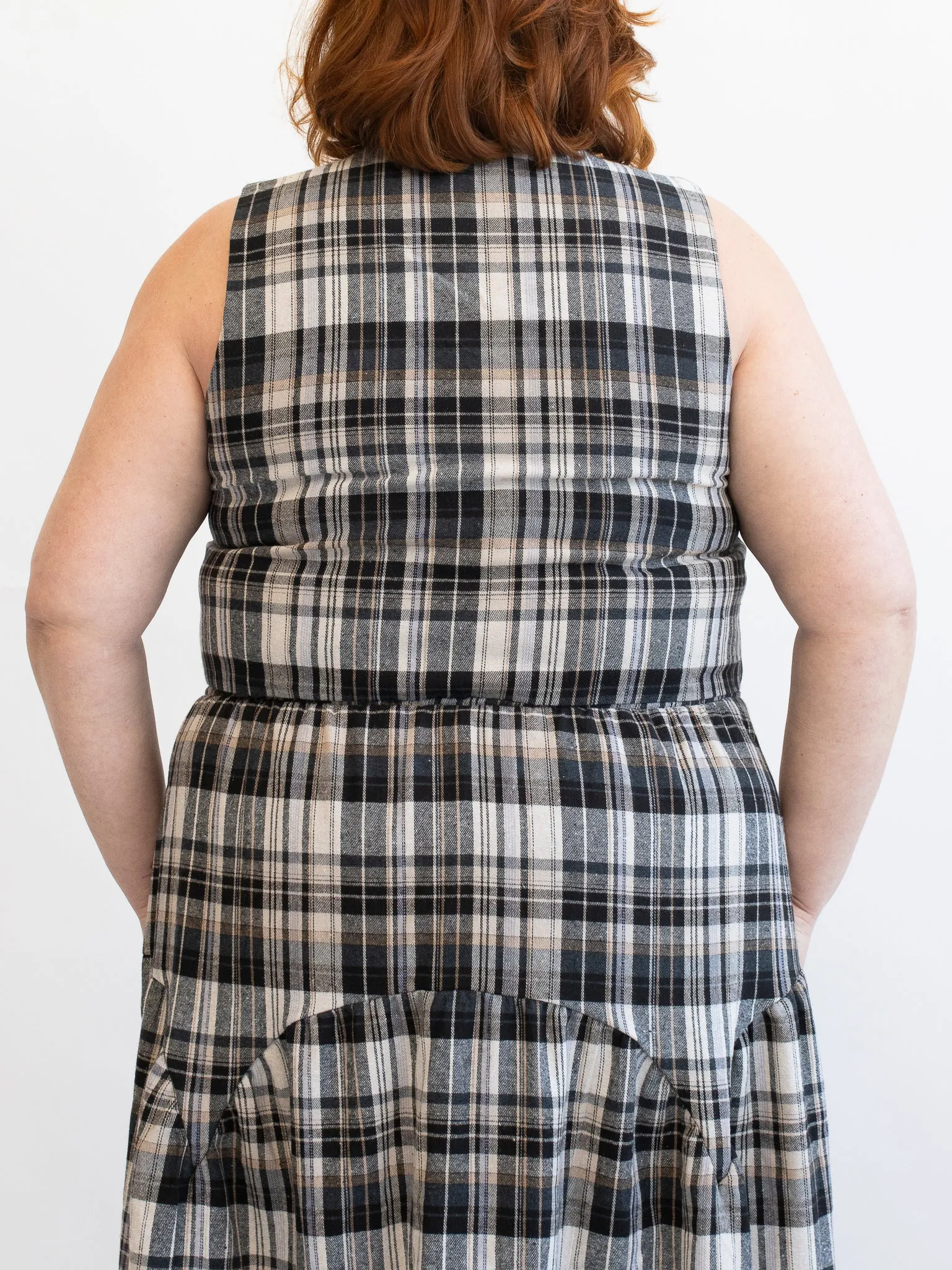 NLT - Black Plaid Vest