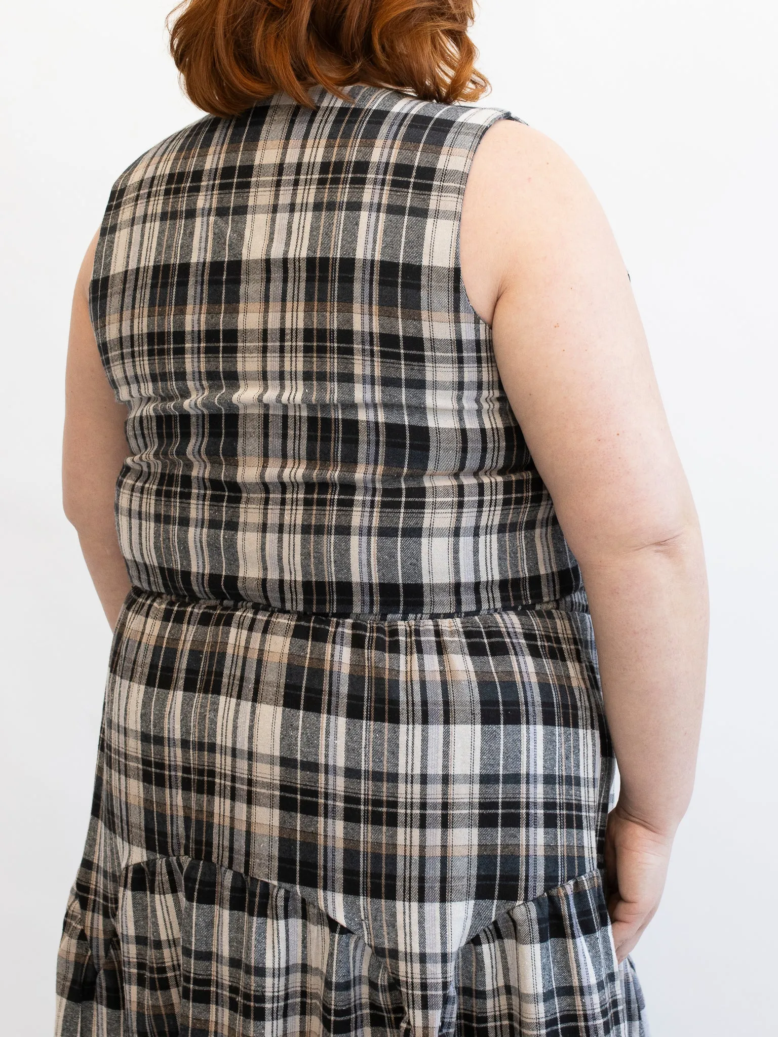 NLT - Black Plaid Vest