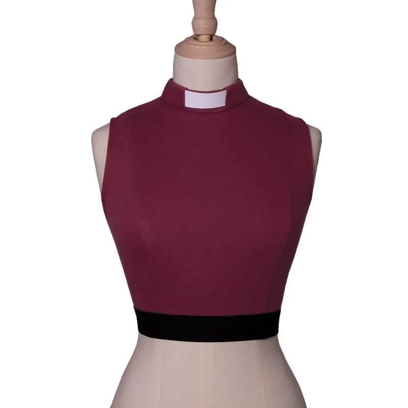 Organic cotton wine vest stock