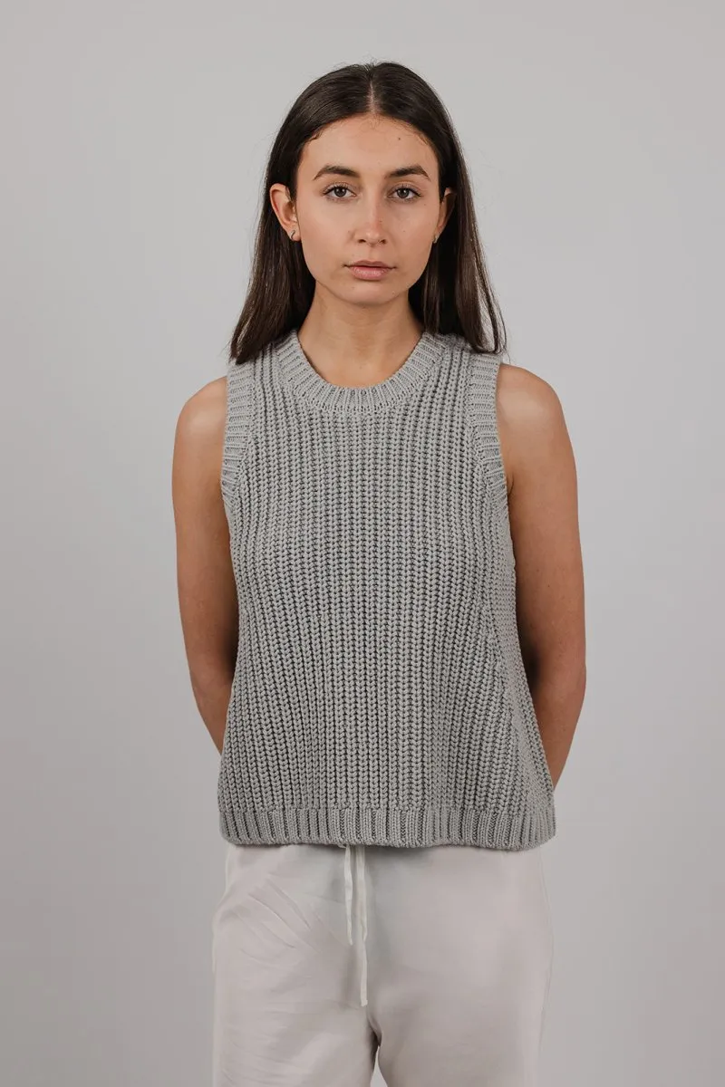 Polly Chunky Cotton Knit Vest