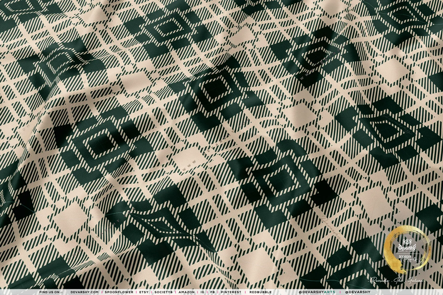 SHEPERD'S Check Apparel Fabric 3Meters , 6 Designs | 8 Fabrics Option | Plaid Fabric By the Yard | 038