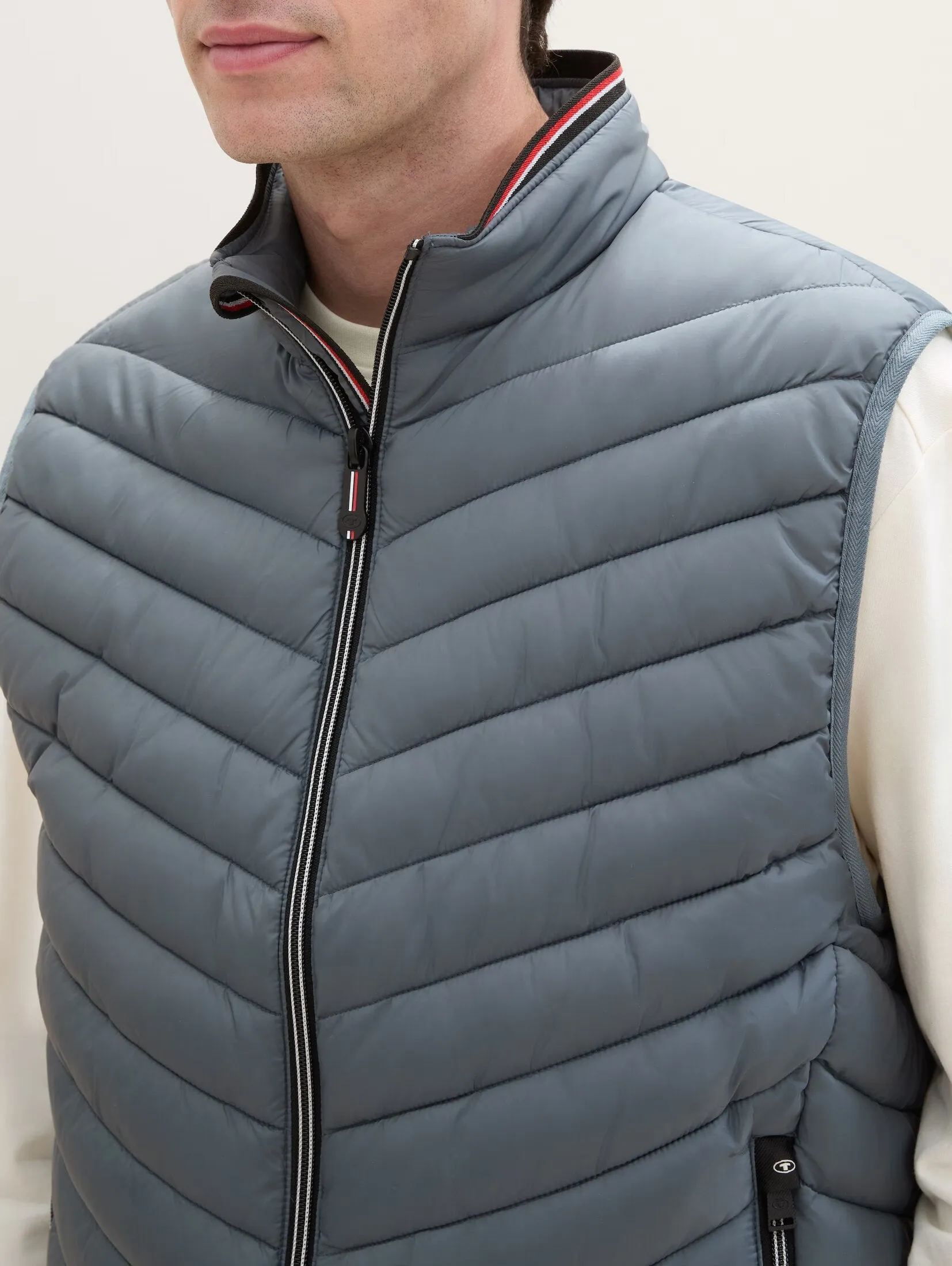 Tom Tailor Light Weight Blue Grey Vest