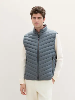 Tom Tailor Light Weight Blue Grey Vest