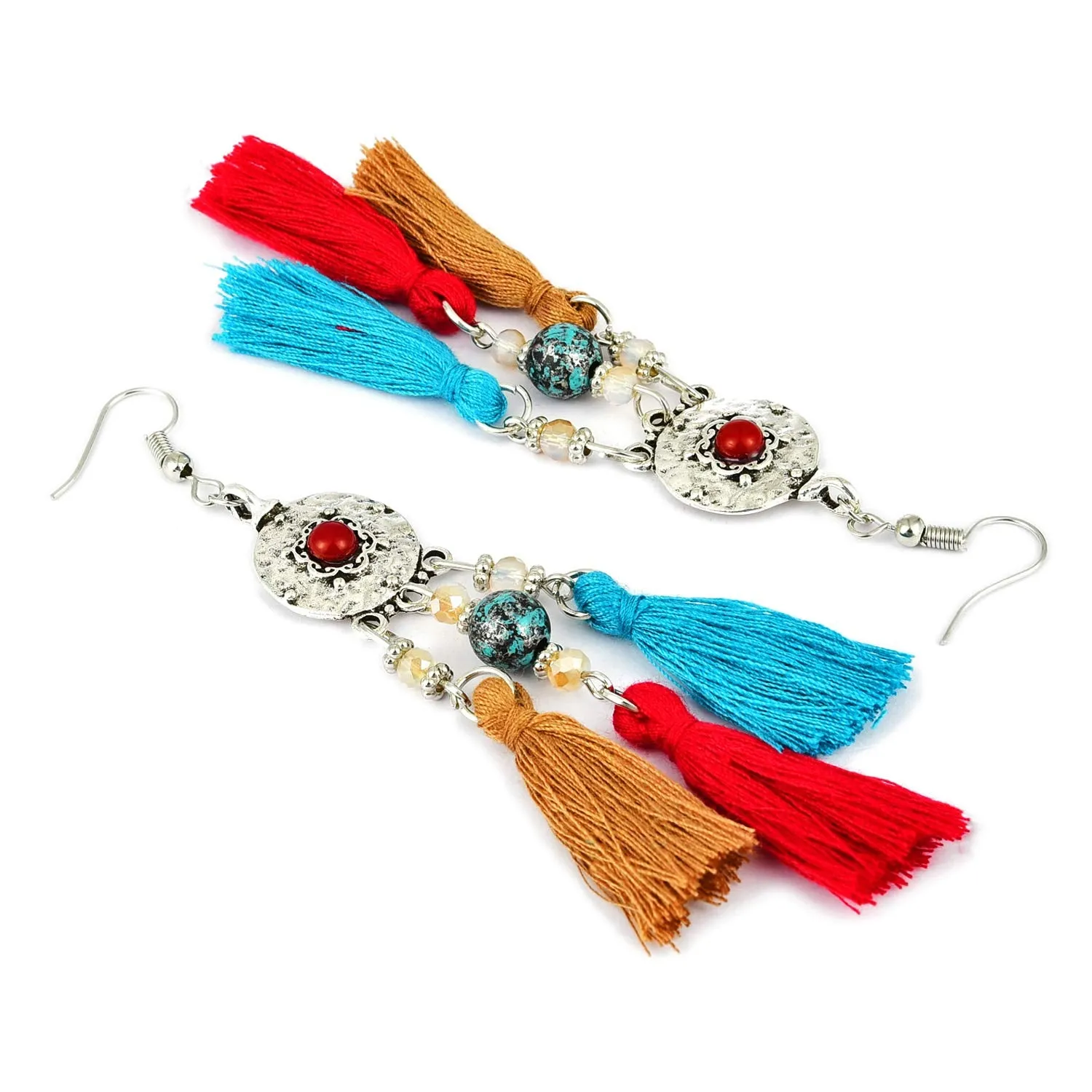 Yellow Chimes Tribal Fashion Tassel Earring for Women & Girls